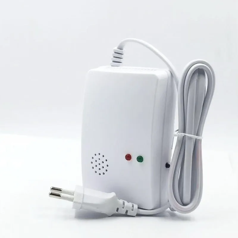 Domestic gas leak alarm wall-mounted for kitchen or hotel use, 110-220V AC, EU or US model