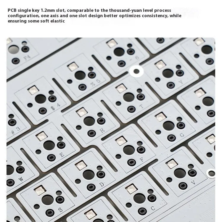 Wireless mechanical keyboard with RGB backlighting and hot-swappable switches in multiple colour options