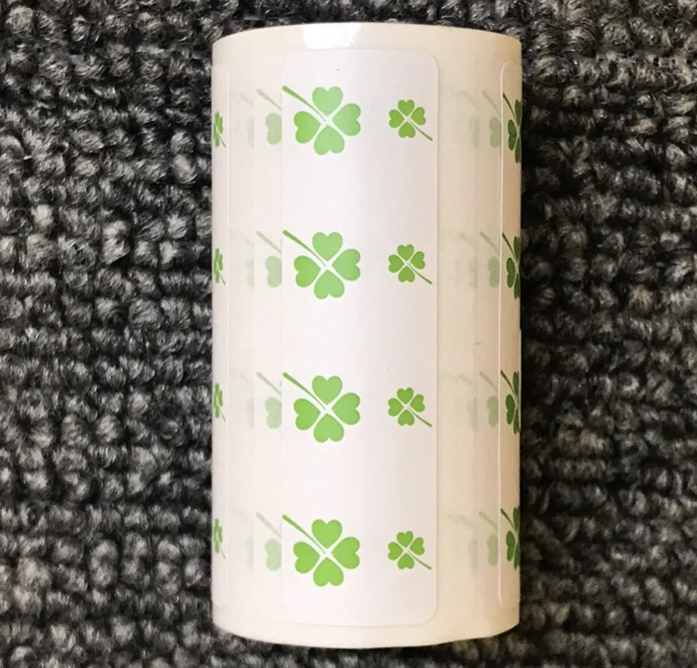 PerPage Mini Wireless Portable Thermal Printer Paper Roll in multiple colour options for stickers and labels