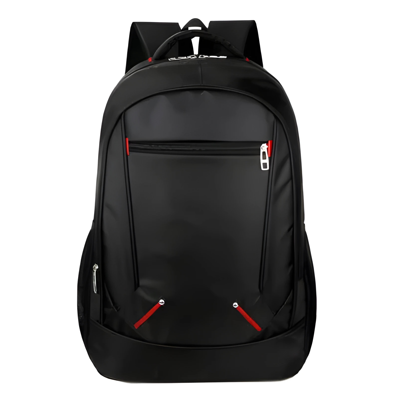 Oxford cloth laptop backpack 15 inch black with anti-theft shock-resistant features and multiple internal pockets