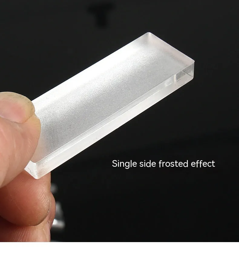 8-piece acrylic parallel lenses set for junior high school physics optical experiments model H424