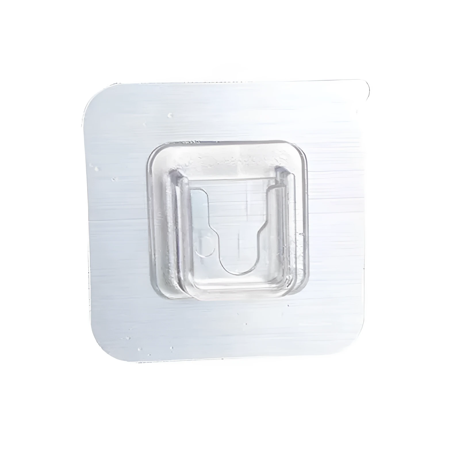 Strong adhesive snap button plastic hook with no-trace double-sided patch for hanging