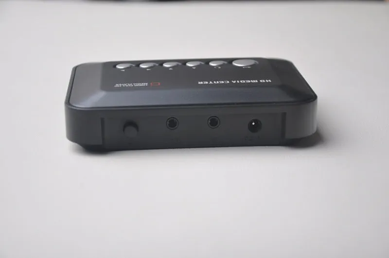 HDTV video player 1080P with USB, SD card slot, HDMI and AV outputs, and remote control
