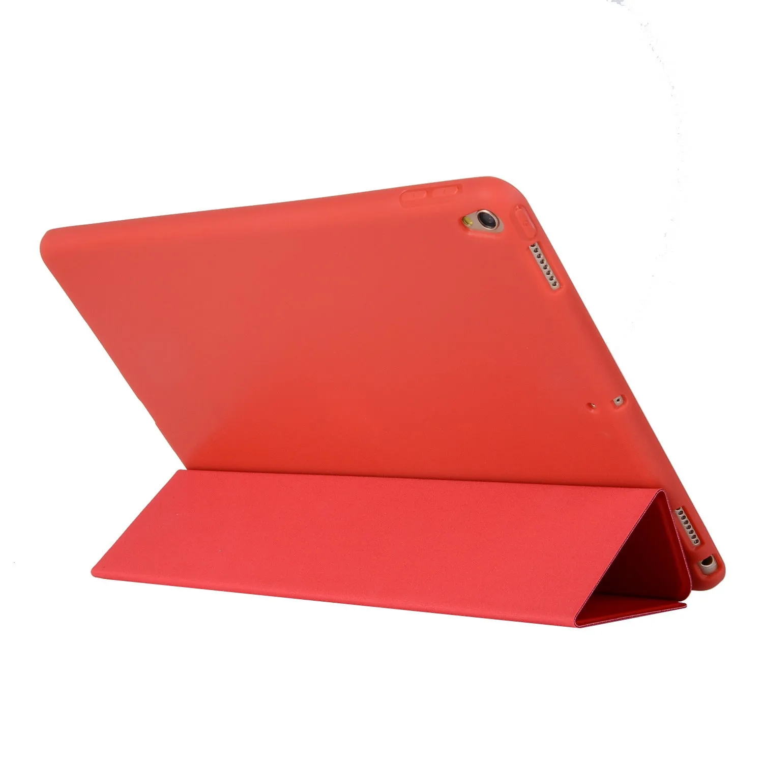 Business flip tablet case in black PU leather with TPU inner shell, designed for iPad Pro 10.5, Air, and iPad 2-4