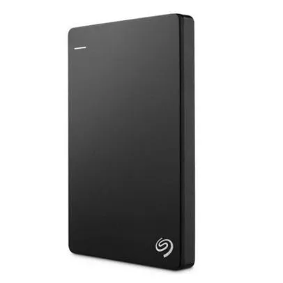 Mobile hard drive 2.5-inch portable external storage in black with USB 3.0 cable