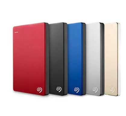 Mobile hard drive 2.5-inch portable external storage in black with USB 3.0 cable