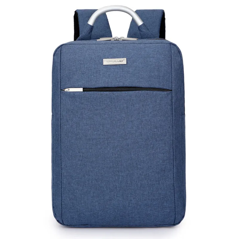 Waterproof casual business laptop bag with multiple compartments in black colour