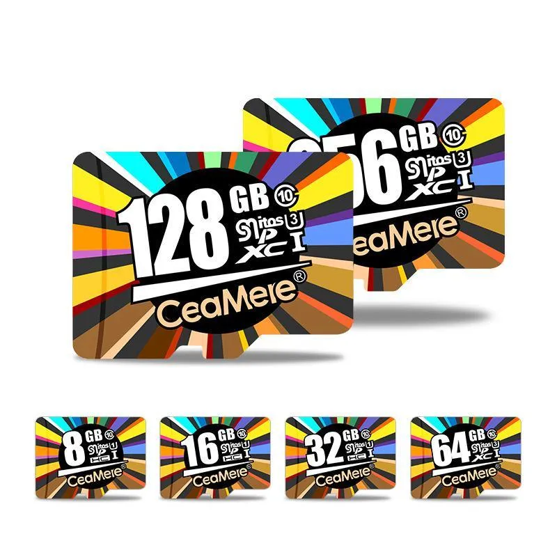 Mobile Phone Monitoring Memory Card Recorder High-Speed Class 10 Micro SD Card Compatible with Smartphones Tablets Dash Cam 8GB 16GB 32GB 64GB 128GB 256GB Capacity Options for Weddings Birthdays Festivals Housewarming Business Gifts Awards Commemorations