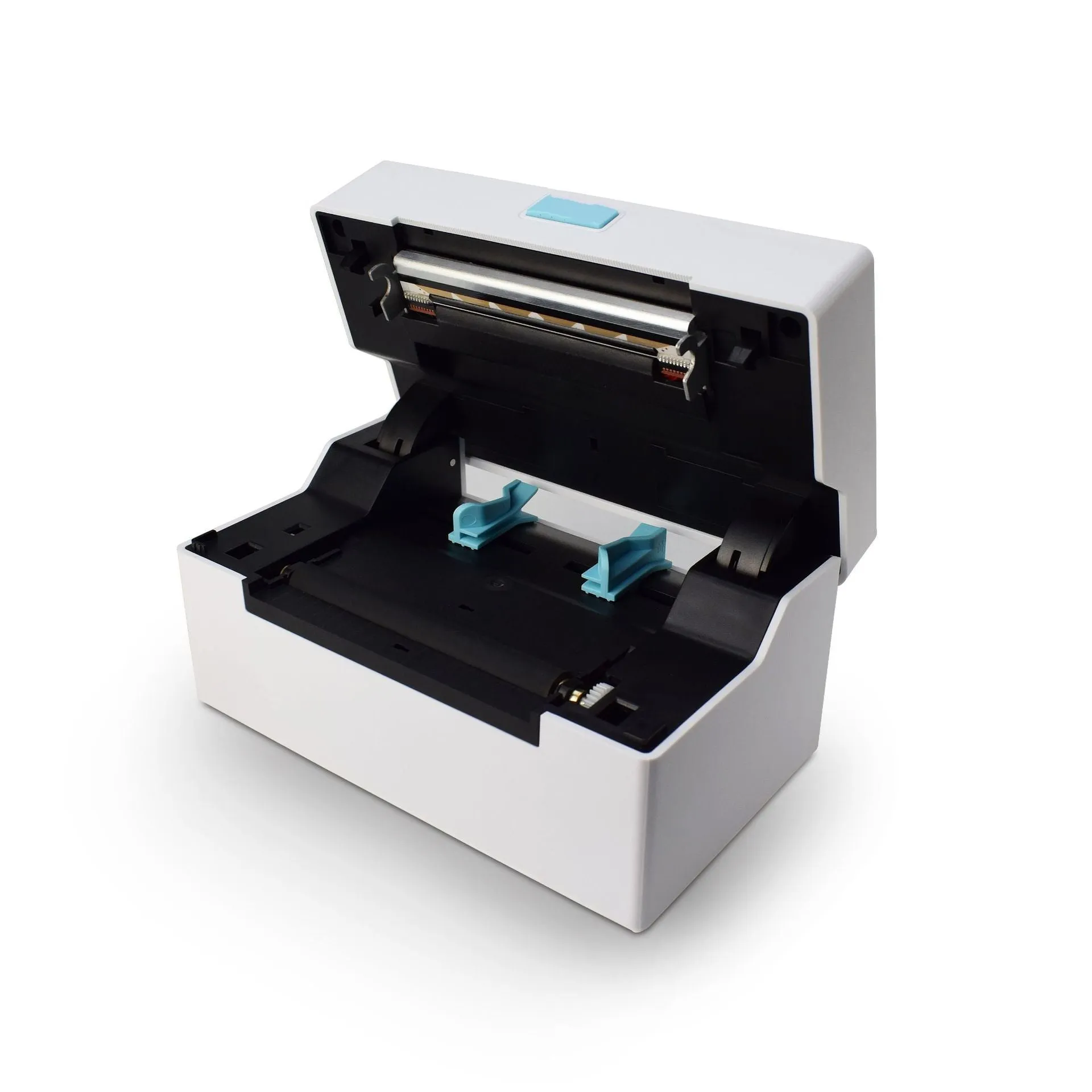 POS9220 label thermal printer with Bluetooth and USB, 100x150mm size, UK plug