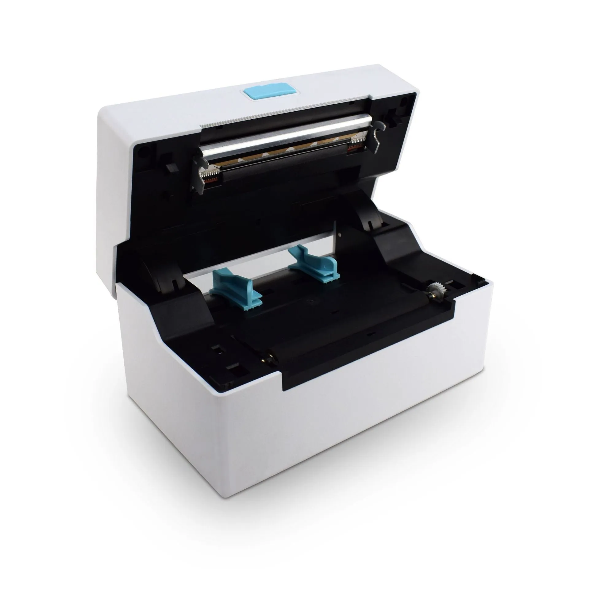 POS9220 label thermal printer with Bluetooth and USB, 100x150mm size, UK plug