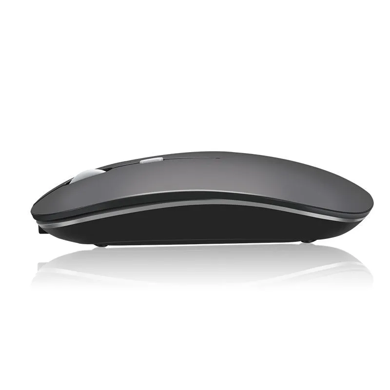Wireless Bluetooth mouse in black compatible with Apple iPad and laptop with 1600dpi optical sensor