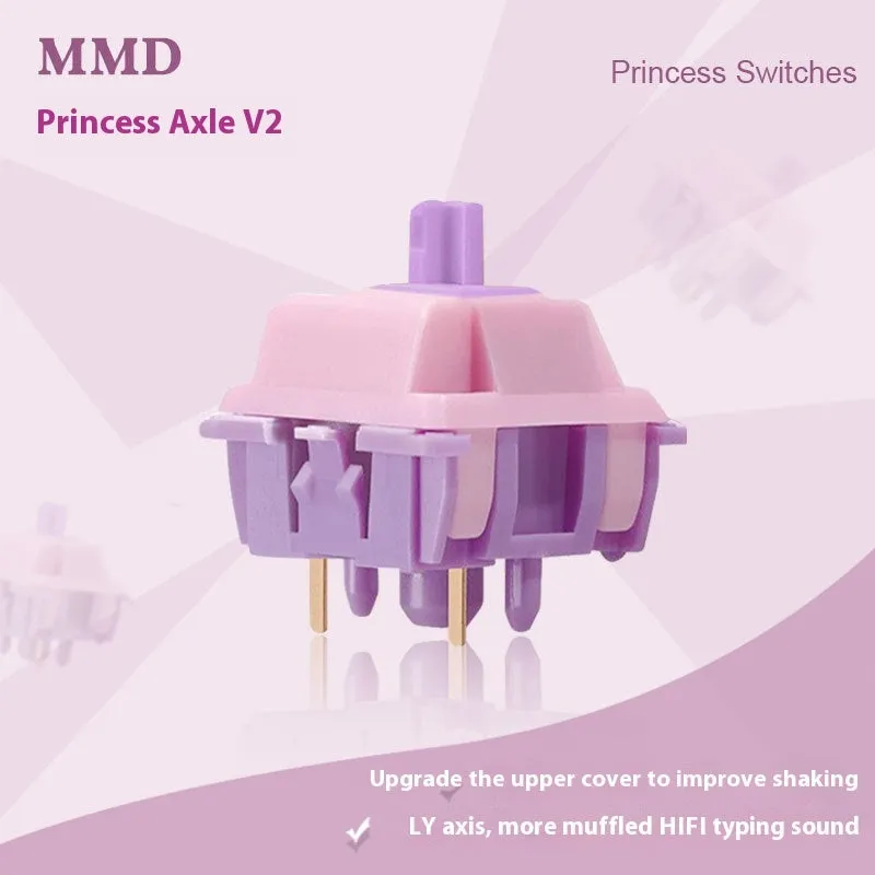 MMD Princess linear mechanical keyboard switch component for custom keyboard building