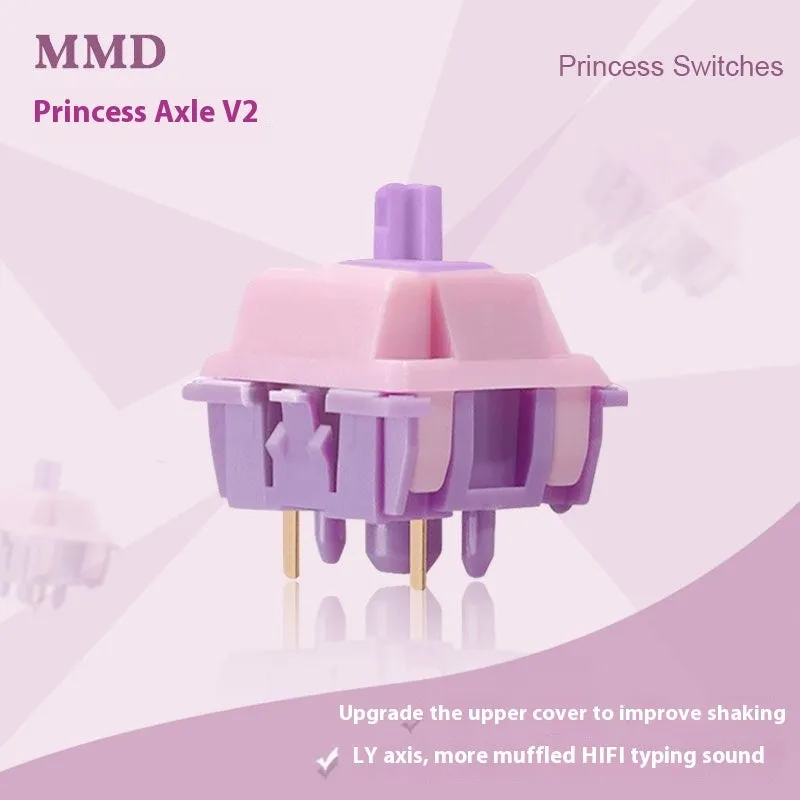 MMD Princess linear mechanical keyboard switch component for custom keyboard building