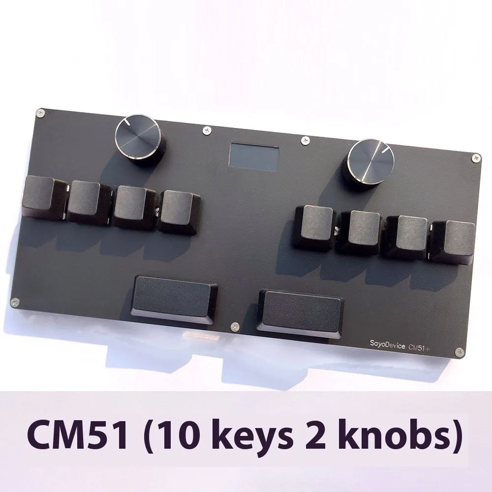 Customisable Hall magnetic axis game keyboard numeric pad with IPS screen, knob, and RGB backlighting.