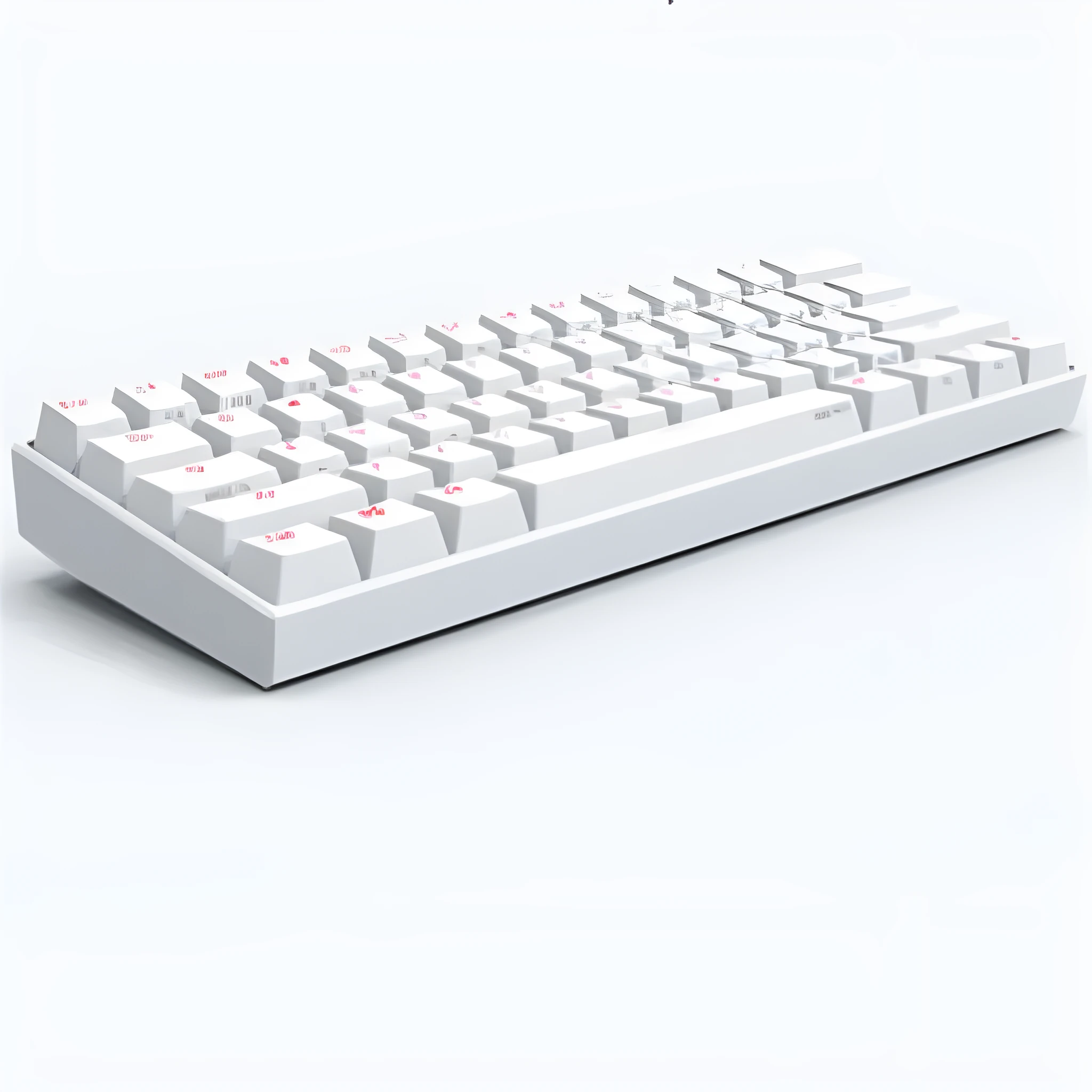 Wireless Bluetooth mechanical keyboard with black keycaps, compact layout, showing multimedia function keys and USB port
