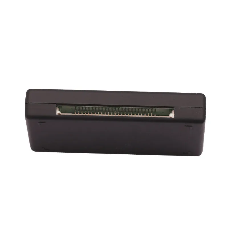 Black multi-function USB 2.0 card reader supporting SD, CF, MMC, and other memory cards