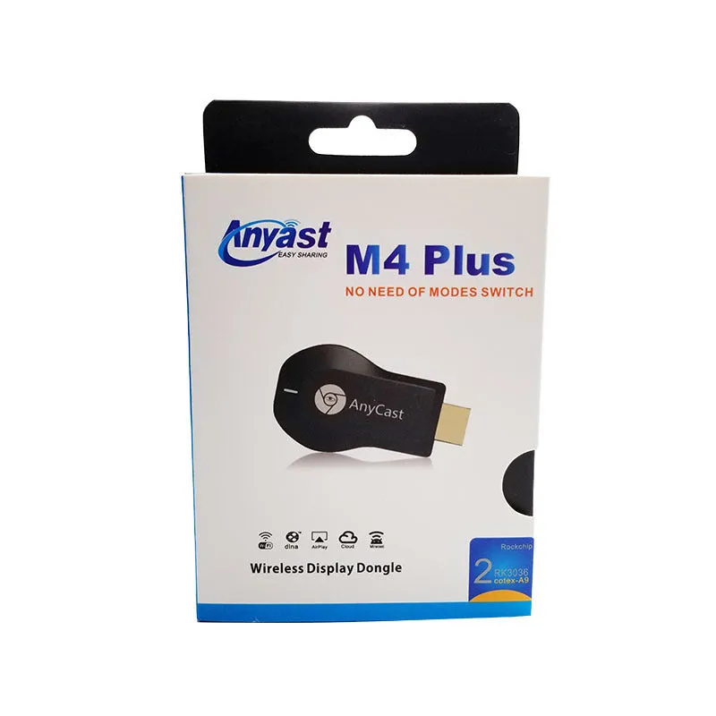 Wireless HDMI dongle for 1080P screen mirroring with USB cable and HDMI port