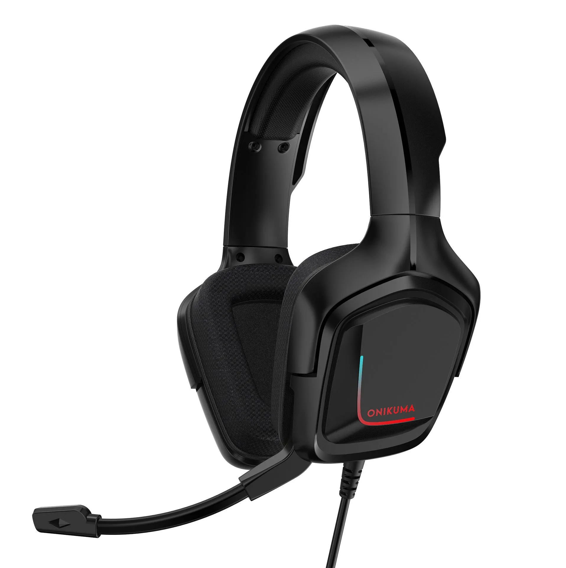 Wired gaming headset with microphone and 3.5mm plug in Black and Camouflage White colours