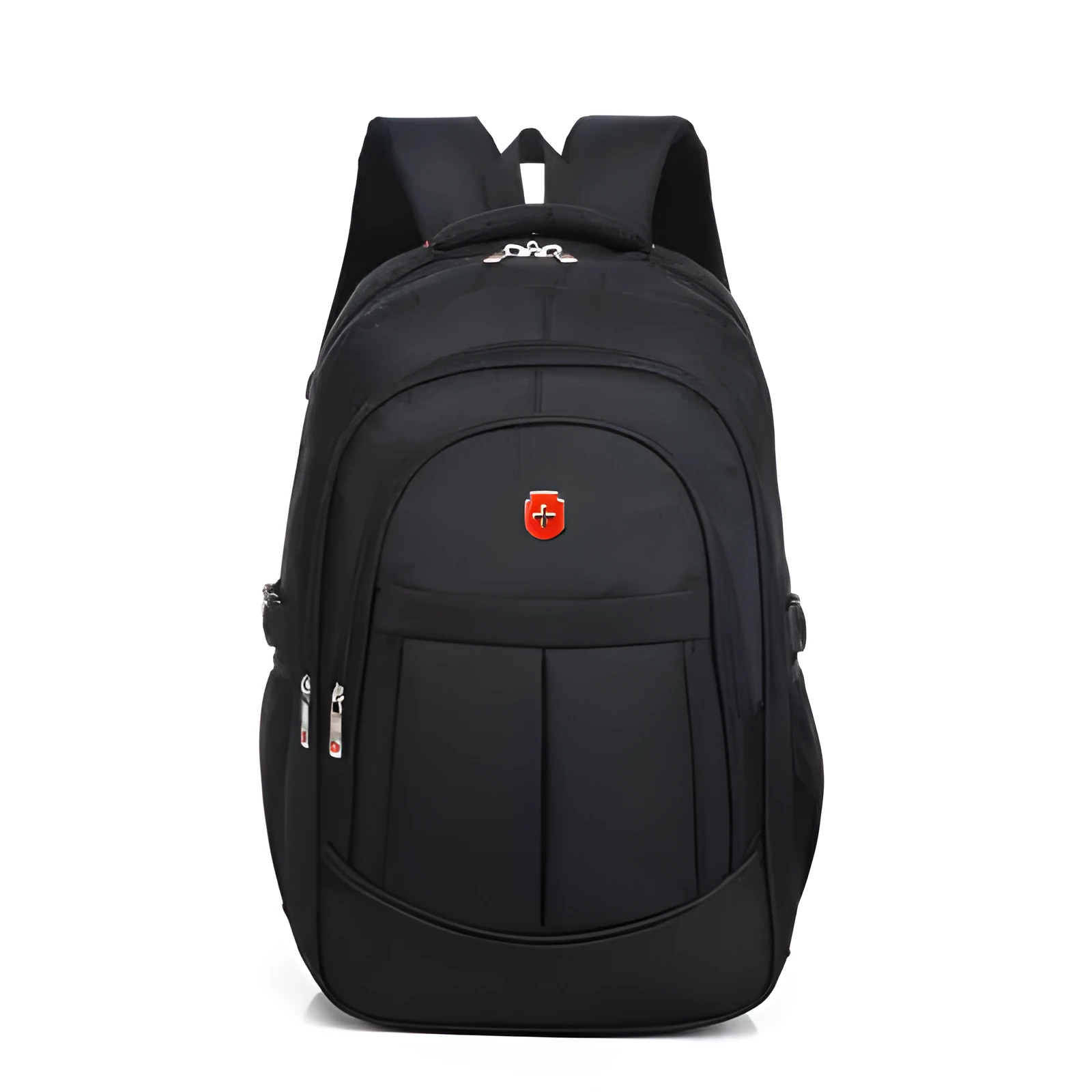 Custom-made notebook and laptop shoulder bag in 15 inch size with double shoulder military-knife construction