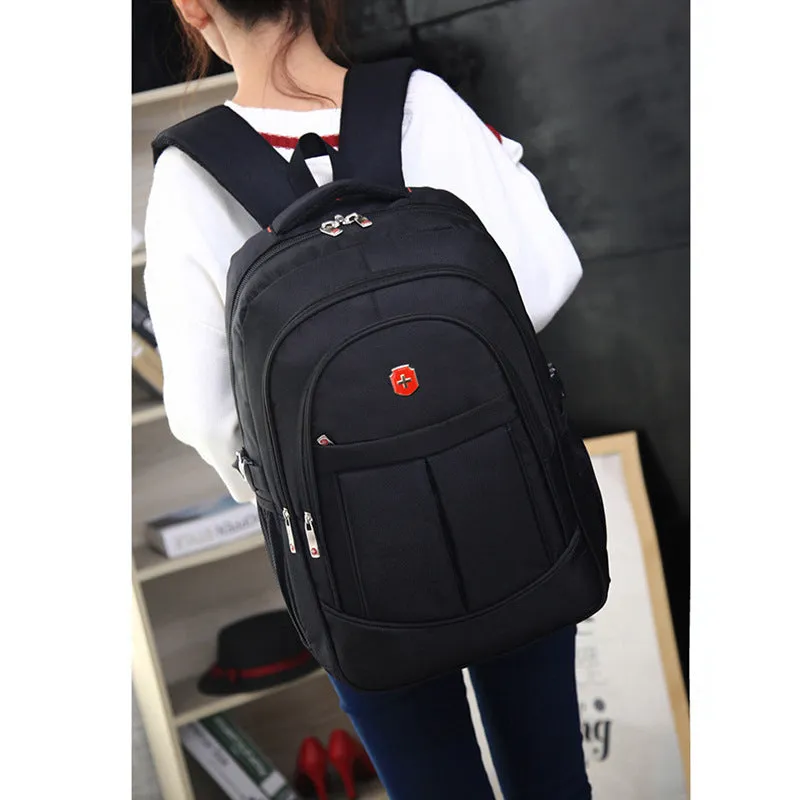 Custom-made notebook and laptop shoulder bag in 15 inch size with double shoulder military-knife construction