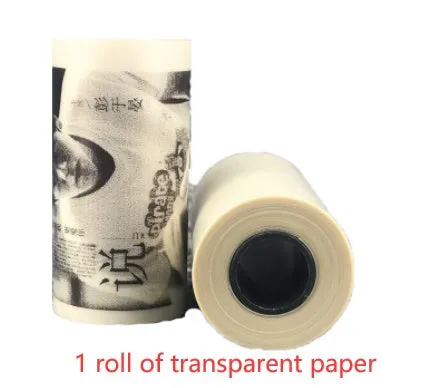 Mini label thermal printer C20 white model with Bluetooth and USB port on a desk