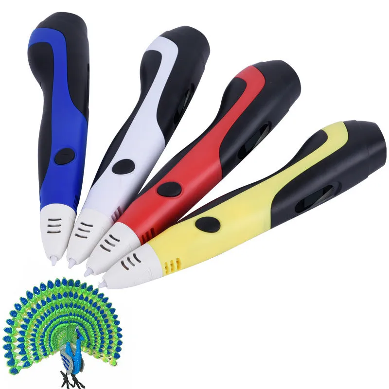 Plastic 3D printing pen with USB cable set for PLA and ABS filament