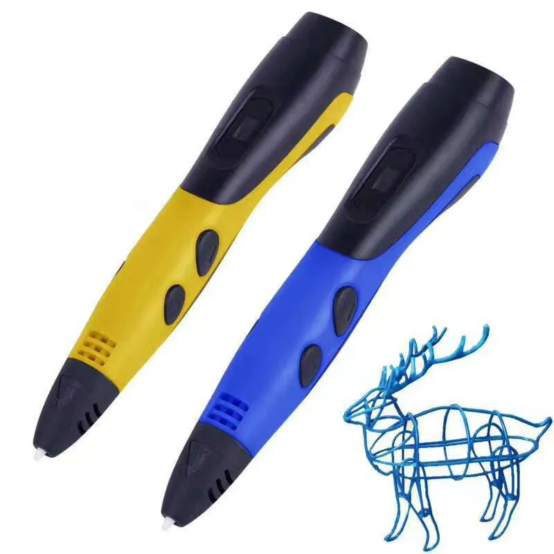 Plastic 3D printing pen with USB cable set for PLA and ABS filament