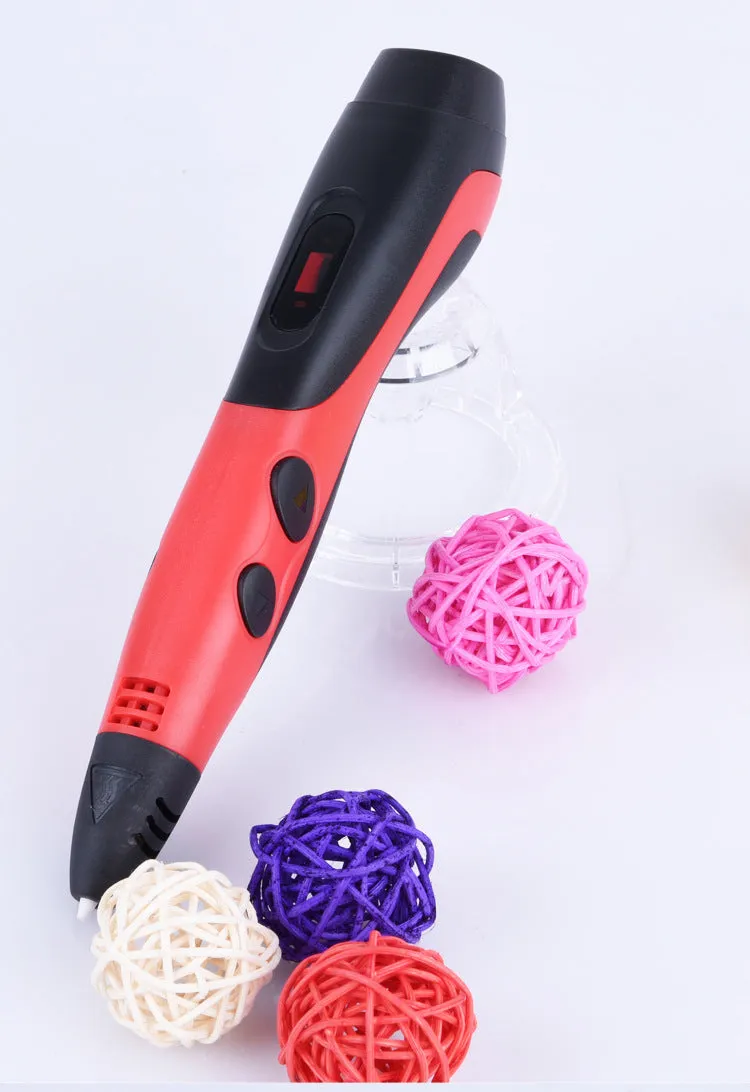 Plastic 3D printing pen with USB cable set for PLA and ABS filament