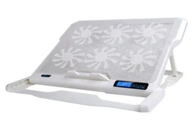 Laptop cooling board metal mesh air cooling fan for notebook Ultrabook black