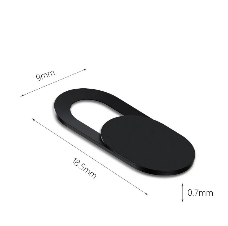 Plastic anti hacker peeping camera cover slider 18.5mm by 9mm for laptop tablet and phone