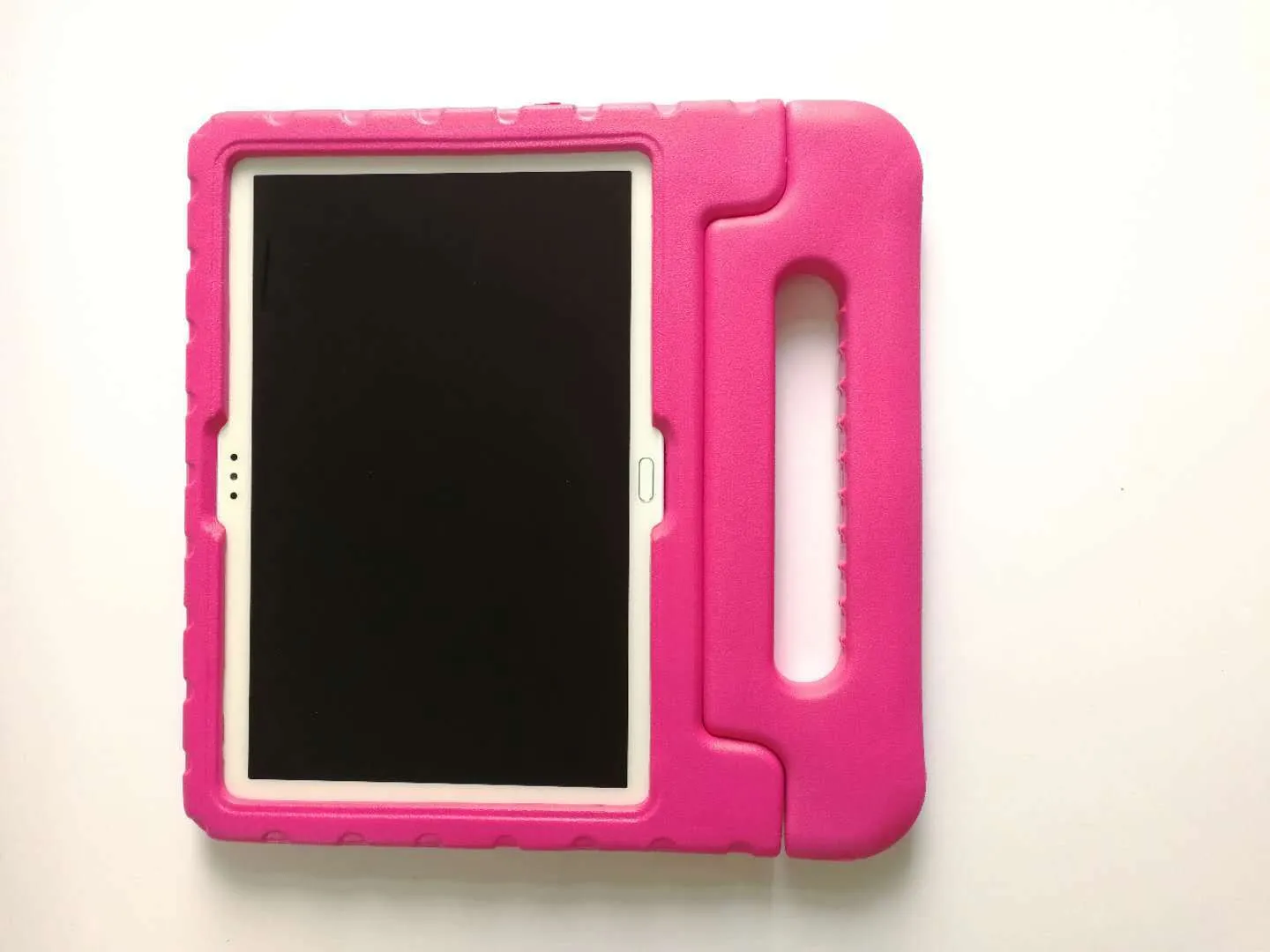 Huawei 10.1-inch tablet protective case in blue EVA foam shown on a tablet.