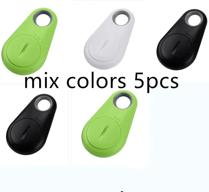 Bluetooth tracker anti lost key finder in black, white, pink, blue, green, compact 3.1x5.2x1.2cm