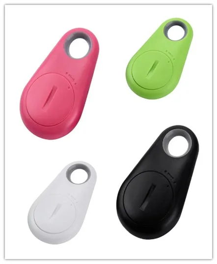 Bluetooth tracker anti lost key finder in black, white, pink, blue, green, compact 3.1x5.2x1.2cm