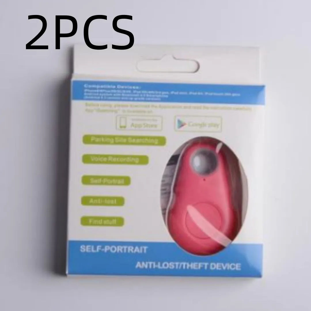 Bluetooth tracker anti lost key finder in black, white, pink, blue, green, compact 3.1x5.2x1.2cm
