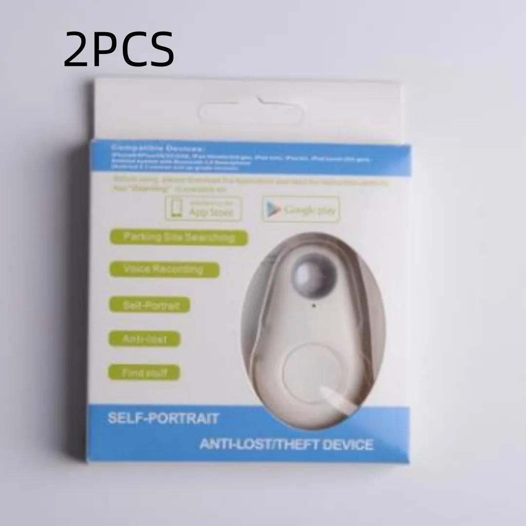 Bluetooth tracker anti lost key finder in black, white, pink, blue, green, compact 3.1x5.2x1.2cm