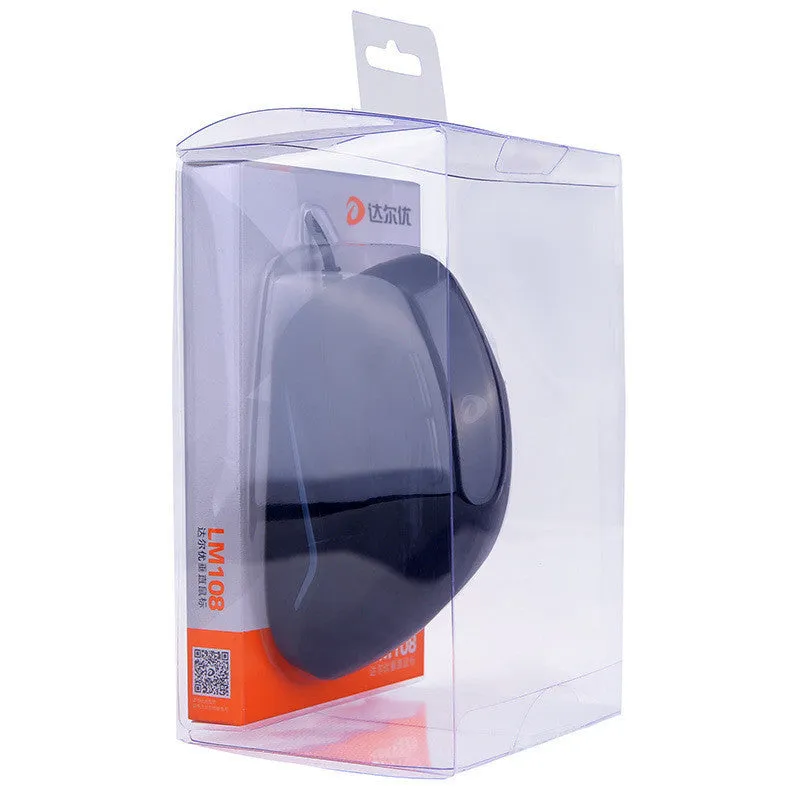 Vertical 2.4G wireless mouse in black with ergonomic shape, 1600dpi, and six buttons