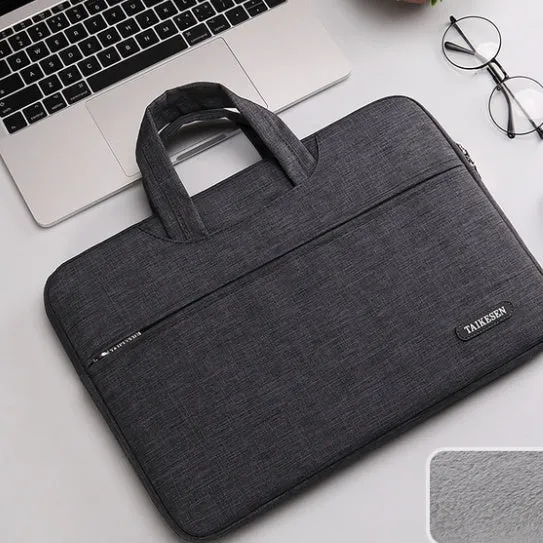 Oxford cloth laptop bag 15.6 inch waterproof with zipper in blue colour