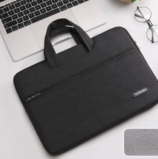 Oxford cloth laptop bag 15.6 inch waterproof with zipper in blue colour