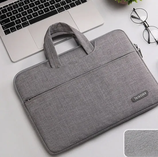 Oxford cloth laptop bag 15.6 inch waterproof with zipper in blue colour