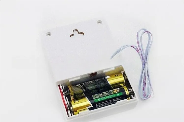 White wired doorbell 87x62x23mm mounted on door frame with dingdong chime for hotel or home use