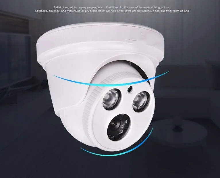 BST-103P infrared dome surveillance camera with 3.6mm lens for indoor night vision monitoring