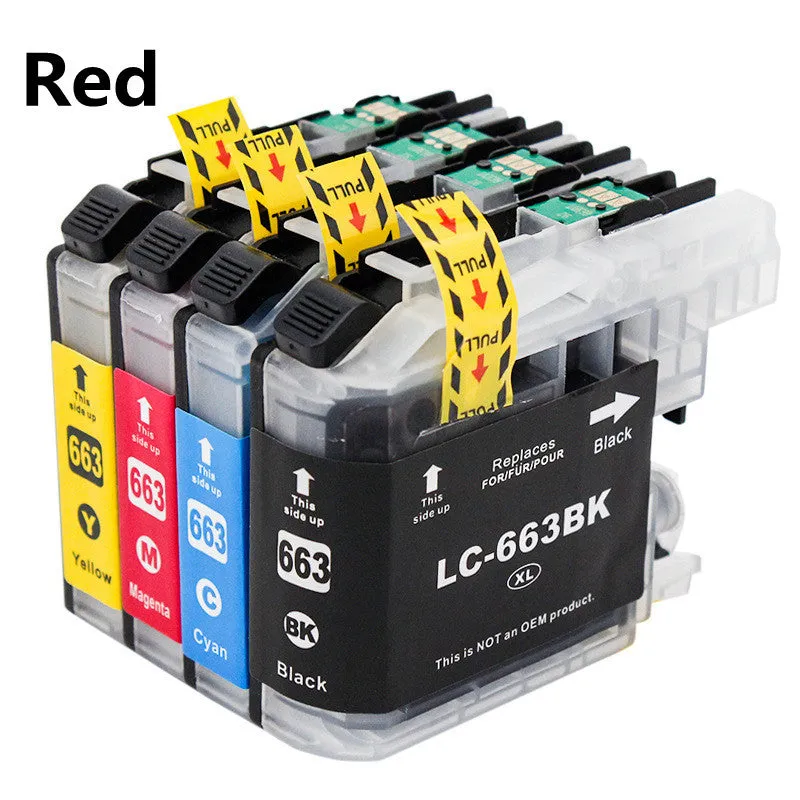 Brother LC663BK black ink cartridge in simple packaging for MFC-J2320 and J2720 Hong Kong printers