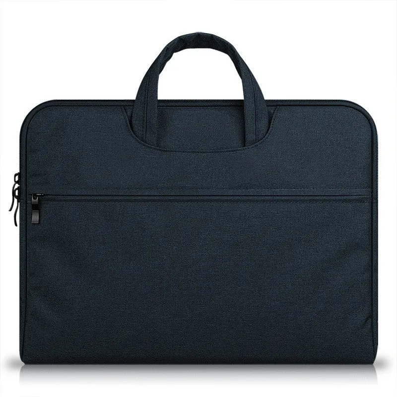 Ant cloth laptop sleeve for MacBook in grey, with soft handle and padded interior