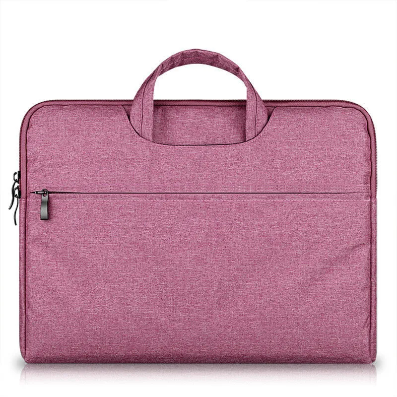 Ant cloth laptop sleeve for MacBook in grey, with soft handle and padded interior