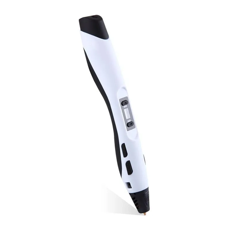 Plastic 3D printing pen 180mm in black colour for handheld 3D painting and graffiti