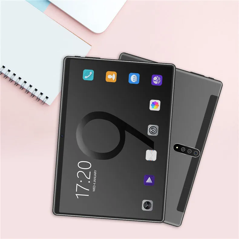 Smart Android entertainment tablet PC 10.1 inch IPS screen with detachable keyboard black colour