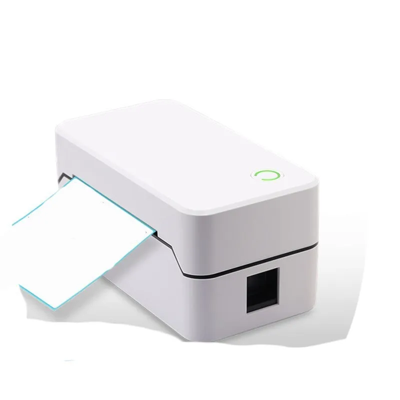 Thermal label printer with Bluetooth and USB, 150mm/s speed, compact 16x8x8 cm desktop model