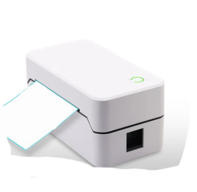 Thermal label printer with Bluetooth and USB, 150mm/s speed, compact 16x8x8 cm desktop model