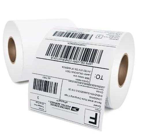 Thermal label printer with Bluetooth and USB, 150mm/s speed, compact 16x8x8 cm desktop model