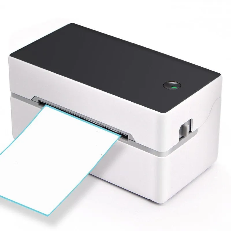 Thermal label printer with Bluetooth and USB, 150mm/s speed, compact 16x8x8 cm desktop model